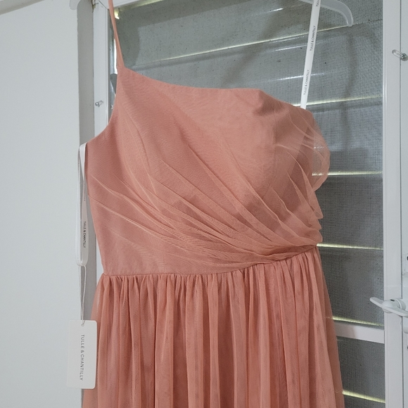 Tulle and Chantilly suit, new unworn, Pink Sorbet color, the measurements in the - Picture 2 of 7